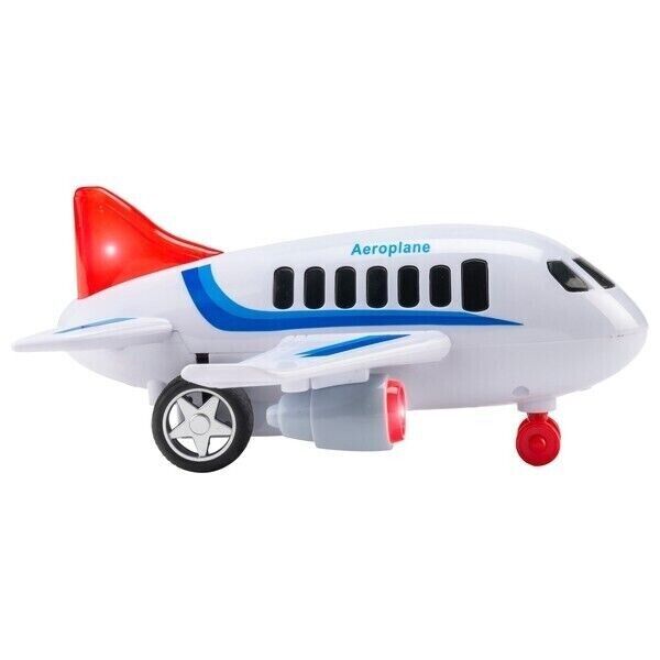 Super Wheelz Airplane Toy for Kids Lights & Realistic Sounds Toddler Plane 3+ - DM Store