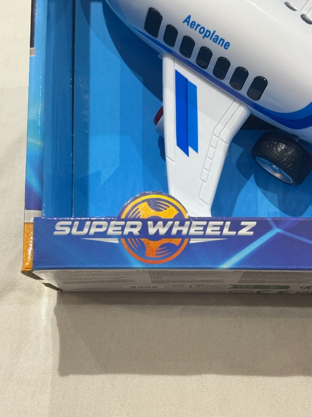 Super Wheelz Airplane Toy for Kids Lights & Realistic Sounds Toddler Plane 3+ - DM Store
