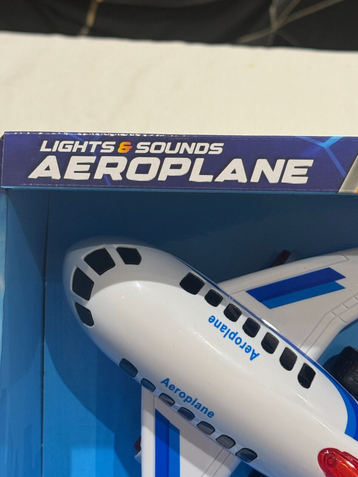 Super Wheelz Airplane Toy for Kids Lights & Realistic Sounds Toddler Plane 3+ - DM Store