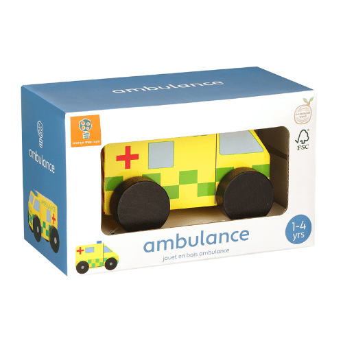 Wooden Ambulance - Orange Tree Toys - DM Store