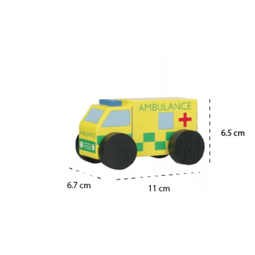 Wooden Ambulance - Orange Tree Toys - DM Store